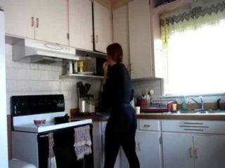 sister ass in kitchen