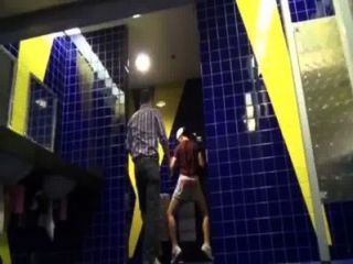 toilet public gay anal cum