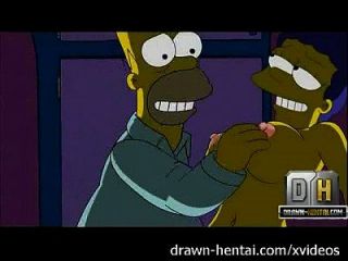 simpsons dirty sex marge bart