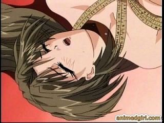 bondage hentai with pumping her milk