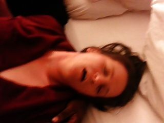 my brunette wife fucks her first black cock