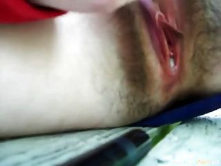 extremely creamy hairy pussy