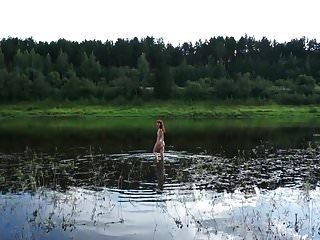 swimming river